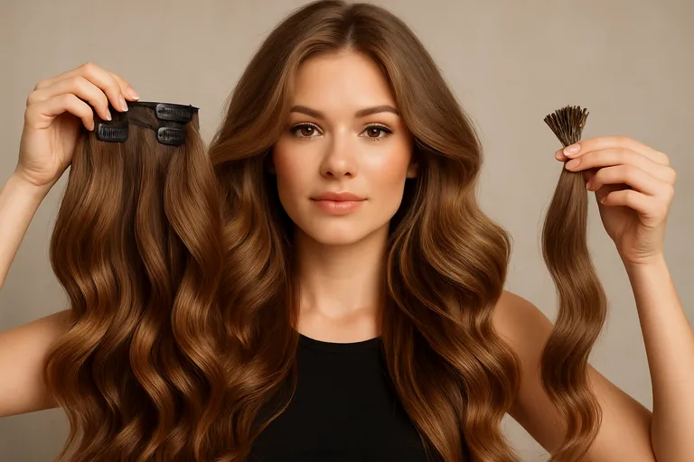 Vol en prachtig haar met volumizer clip-ins en keratine extensions